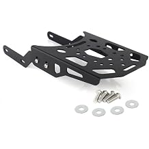 Rear Rack Aluminum Motorcycle Cargo Carrier Compatible with Super73 Z Series and S Series Electric Bikes