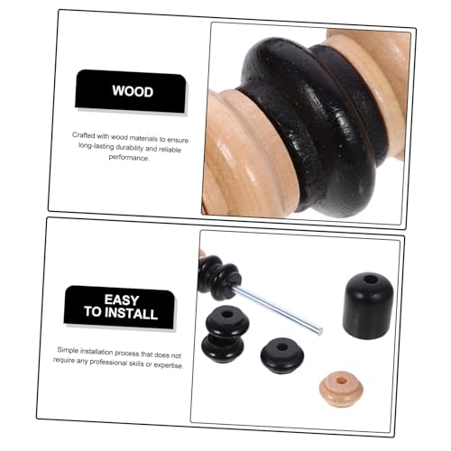 Marcadores de puntuación de madera para shuffleboard miniatura 5