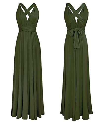 Sexyshine Women's Backless Gown Dress Convertible Multi-Way Wrap Halter Cocktail Dress Bandage Bridesmaid Long Dresses3