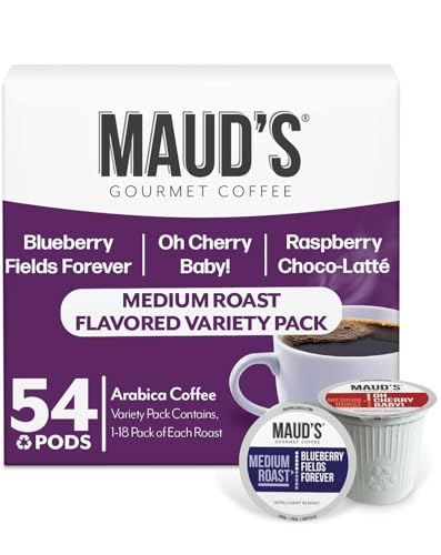 Image of Maud's Blueberry, Cherry & Raspberry Chocolate Flavored Pods Bundle, 54ct