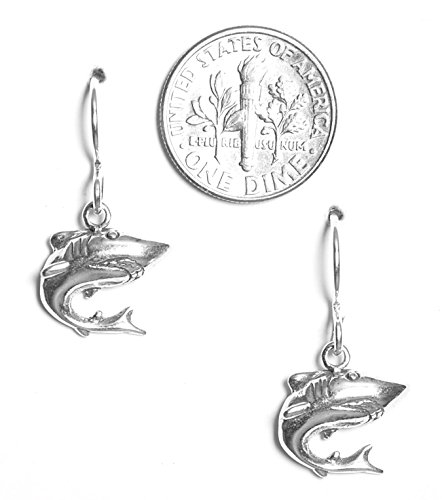 Sea Life Charm Earrings (Shark) #TOP1