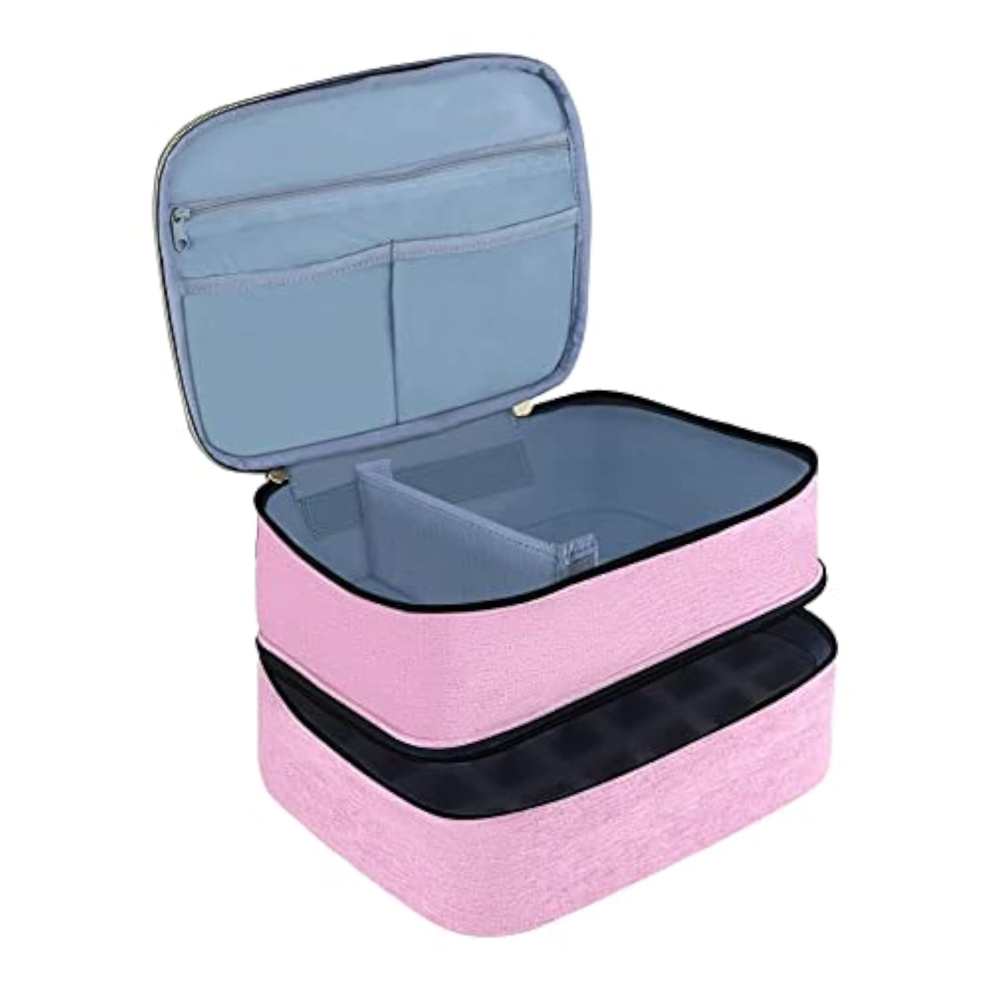 Nail Polish Storage Bag for Manicure Tools, Pink