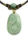 Produktbild Elegante Langlebigkeit Vogel Geschnitzte Jade Schutzamulett Halskette - Fortune-Fashion Jewelry