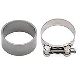  KRYDN GSF 1200 1250 600 650 Pince d\'échappement + Sceau de Joint de boîtier de collecteur d\'échappement Suzuki Bandit GSF600 GSF650 GSF1200 GSF1250