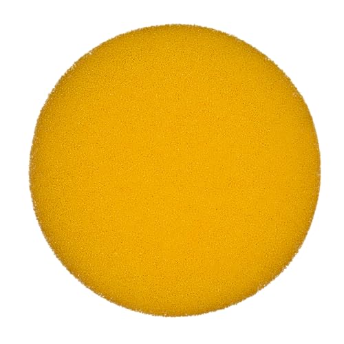 Image of RUPES 40mm Pack of 6 Yellow D-A Fine Wool Polishing Pads | Ideal for Paint Correction & Gloss Enhancement | Improves Finishing Performance | Compatible with 1.5 inch Backing Plate