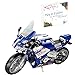 Produktbild JOMIOD Technik Motorrad für Harley Supermotorrad, 446 Klemmbausteine Technik Geländemotorrad Bausteine, MOC Motorbike Modell Kompatibel mit Lgo