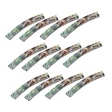 Abaodam 12個 ギターシェルデ サウンドホールステッカー 木製象嵌ステッカー サウンドホールデ ギターインレイステッカー 木製サウンドホールロ ギターロ インレイ