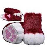 Fursuit Fox Cat Dog Paws, Furry Paws and Gloves, Fausse Fourrure Pattes,...