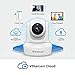 VSTARCAM 1080P WiFi IP Camera, Pan/Tilt/Zoom HD Wireless Indoor Camera with Night Vision, 2.4GHz Remote Monitor for Baby/Pet/Home Security (White)
