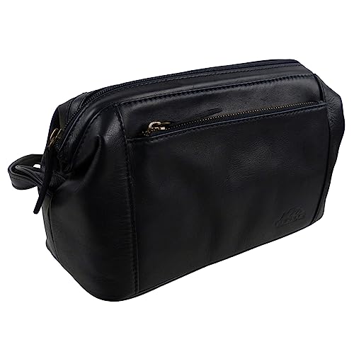 Trousse de toilette pour homme avec cadre supérieur noir pour ranger vos accessoires
