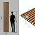Art3d 4-Pack 108" x 12" Acoustic Wood Panels for Wall, Soundproof Wood Slat Panel for Wall and Ceiling, 3D Fluted Sound Absorbing Paneling for Interior Wall Decor, Living Room, Bedroom - Teak