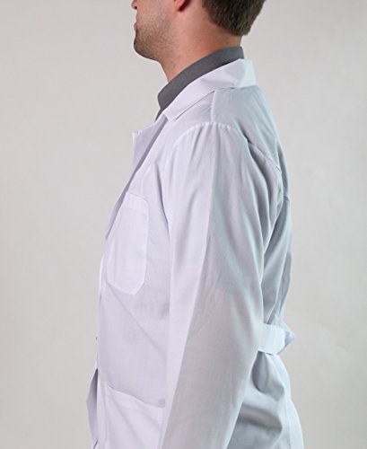 Making Believe Adult Unisex White Classic Lab Coat Size Large #TOP5