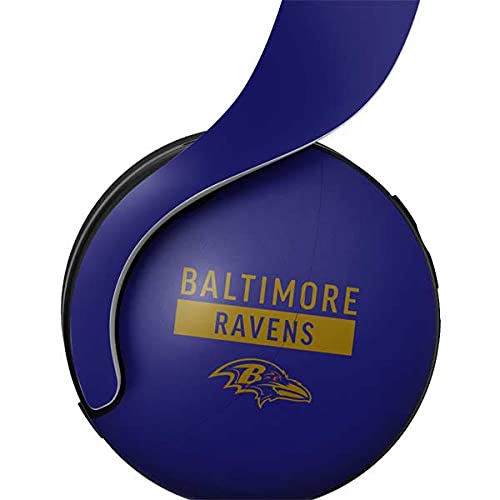 Skinit Decal Gaming Skin Compatible with Pulse 3D Wireless Headset for PS5 - Officially Licensed NFL Baltimore Ravens Purple Performance Series Design