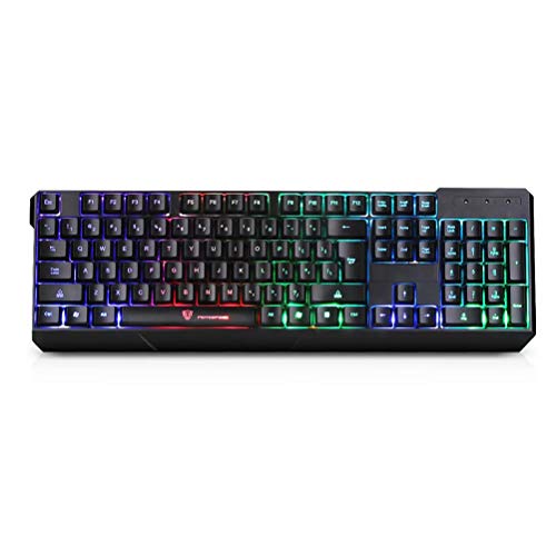 Clavier gaming rétroéclairé USB pour ordinateur portable éliminant la fatigue visuelle