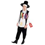 Morph Mens 1980s Pop Star Costume, 80s Pop Culture Outfit for Adults, Retro 80s Mens Costume, Party Wear, X-Large
