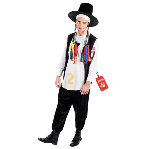 fun shack 80s Pop Star Costume For Men, 1980s Pop Singer Outfit, Retro Decade Costume Adult, Mens 80s Party Look Large