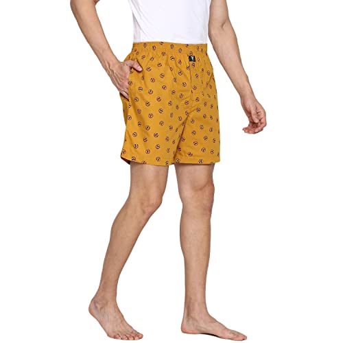 Image of Van Heusen Men Boxer Shorts- Pack of 2 | 100% Mercerized Cotton for Softer handfeel | Relaxed Fit | Dual Pockets | Superior Lustre | Slide Slits for Extra Ease of Movement | Fun Prints | Style 10112