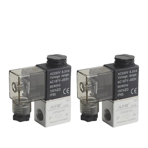 Électrovanne pneumatique 24V pour stopper les fuites d'air tuyau 8mm - 2