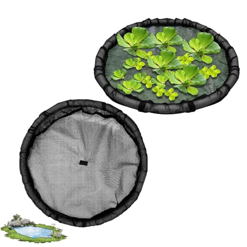 2 Stück Teich Pflanztopf Schwimmend Schwimmende Pflanzeninsel Schwimminsel Pflanzenschutz Schwimmring Für Teichpflanzen Feinmaschiger Pflanzkorb Für Teichlandschaften, Gartenteich & Fischdekoration