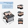 QIIRUN Giuntatrice Fibra Ottica Fusion Splicer, Kit di Saldatore Fibra Ottica con Touch Screen da 4,3 Pollici, Giunzione 7s e Riscaldamento 18s per FTTH (6481B)