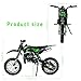 49cc Kid Gas Dirt Bike, Dirt Bike for Kids 8-14 Upgrade 2-Stroke Motorbike Children Gas Motorcycle Off Road Mini Bike Beach Vehicle Ride on Toy Car with Front Rear Disc Brakes Pull Start (Green)