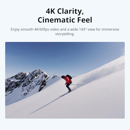 DJI Osmo Nano Bundle Standard (64 Go) - Petite caméra vlog 4K/60 IPS avec capteur 1/1,3″, vidéo FOV Large 143°, 200 Min d'enregistrement, caméra POV magnétique 4K pour Le Sport, Le vlog