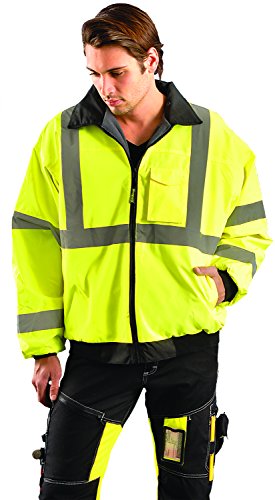 OccuNomix Bomber Jacket, Yes Insulated, Yellow, 3XL3