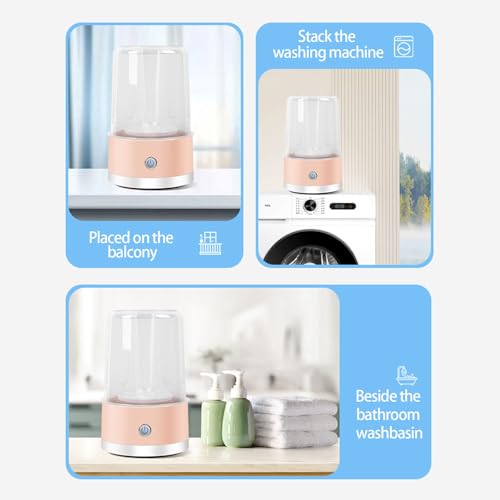 Lavadora portátil pequeña para ropa de bebé eliminando la necesidad de lavado a mano 4