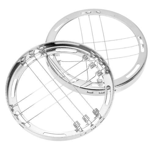 Housoutil 2pcs Silver Alloy Carbon Stove Racks Incense Burner Tray Set for Aromatherapy and Traditional Incense Burning with Fireproof Wire Mesh Platform