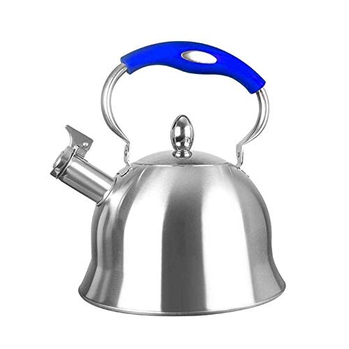 Wasserkocher Herd Haushalt, Pfeifen Für Induktionskochfeld, Edelstahl 4L Camping Haushalt Herd Pfeifen Wasser Gas Teekanne