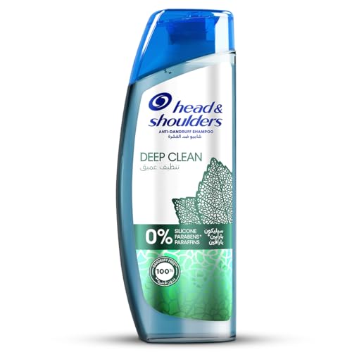 Head & Shoulders Deep Clean For Severe Itchy Scalp Anti-Dandruff Shampoo Free of Silicones Parabens and Paraffins 400ml