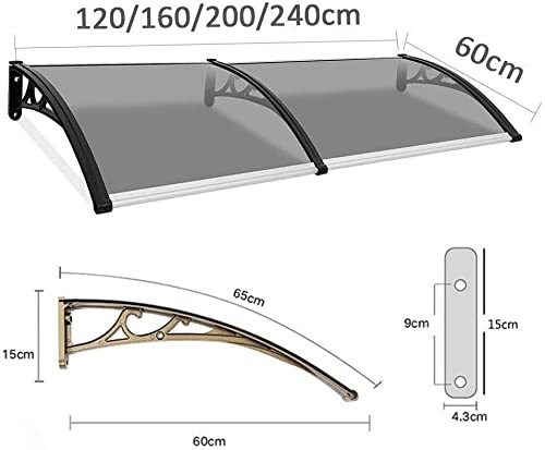 Amazon.co.jp: 家 の 庇 ひさし 屋根 テラス アルミ 自転車置き場