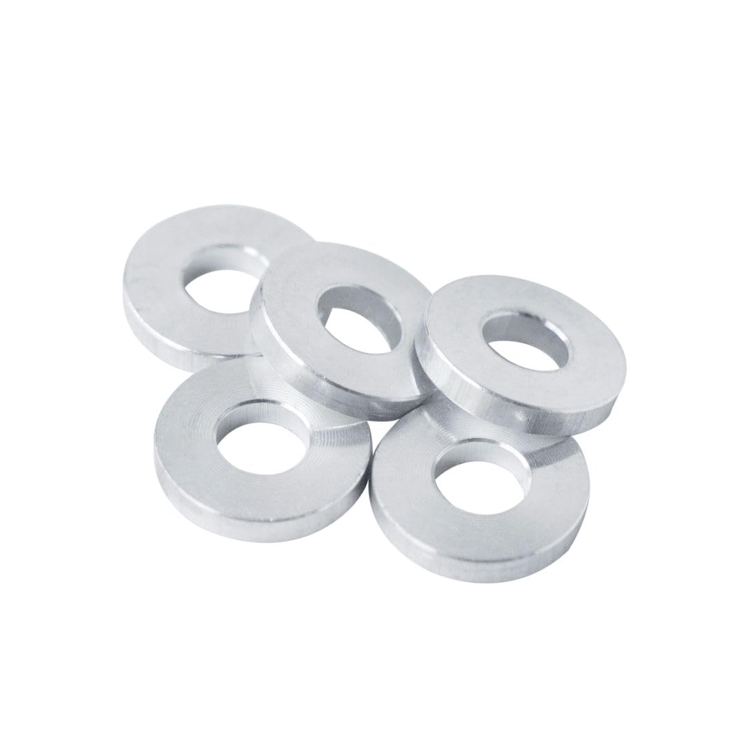 Aluminum Spacer 3/4 OD x 5/16 ID x Choose Your Length, Round Spacer Unthreaded Standoff Bushing Plain Finish, Fits screws bolts 5/16 or M8 by Metal Spacers Online (1/8 Length, 100 Pack)