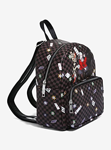 Hot Topic Kakegurui Yumeko & Kirari Checkered Mini Backpack2