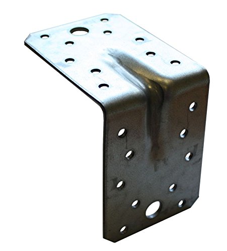 Winkelverbinder, verzinkt, entgratet, mit Sicke 90x90x65x2.5 mm (50 ST)