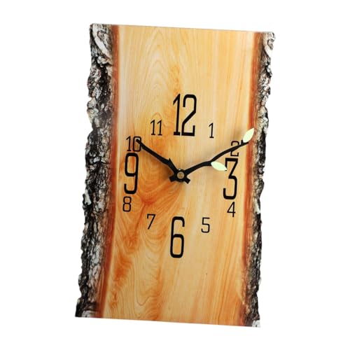 FLCPJGV Horloge Murale Décorative avec Anneau Annuel Rectangulaire, 30x20cm, pour Chambre à Coucher
