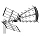 Metronic Astrell 011034 Außenantenne Trinappe 20dB – Filter 4G – UHF – F-Stecker