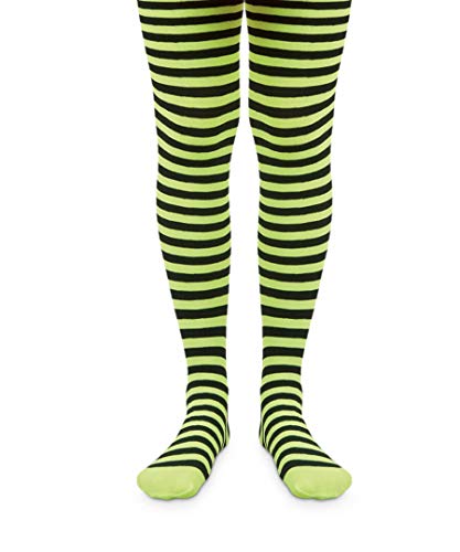 Jefferies Socks Big Girl's Teen Halloween Stripe Fashion Novelty Nylon Tights 1 Pack