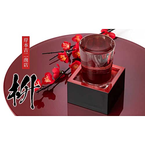 ノーブランド 塗の枡酒セット 220ml