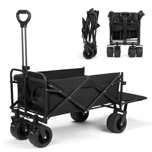 キャリーワゴン【2025強化版 大容量200L 耐荷重350KG 後部展開可】