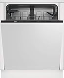 3-6-9 h Startzeitvorwahl Beko DIN14420 Vollintegrierbar, 14 Maßgedecke, rotes Direct Access LED Display mit Sensortasten und 3-6-9 h Startzeitvorwahl, 4 Programme, 4 Temperaturen, Watersafe, A++A, 12,9 l, 51 dB, Weiß