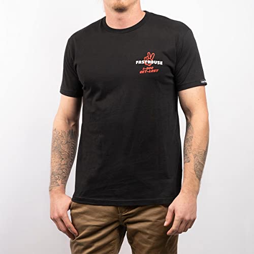 Fasthouse Coast 2 Coast Short Sleeve Tee (Black, Medium) #TOP1