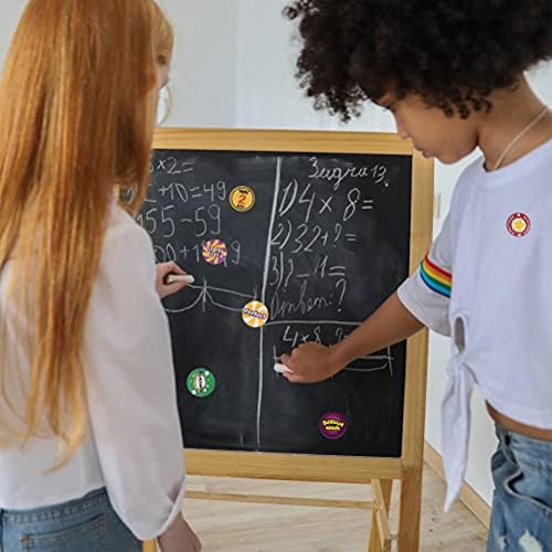 2000 Pcs Reward Stickers, 4 Roll Teacher Stickers with 32 Assorted Designs, Teacher Supplies for Student Kids Children Classroom