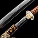 HERO SWORD New Handmade Luxury Tri-Color Polished Katana with T8 Steel Clay Tempering Japanese Samurai Sword