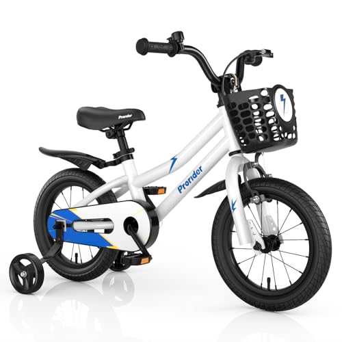 Image of BABY JOY Kids Bike, 12 14 16 18 Inch Boys Girls Bike for 3-8 Years w /Training Wheels, 20 Inch Children Bicycle for 8+ Teens w /Kickstand, Handbrake, Coaster Brake & Removable Basket, Sporty Bicycle