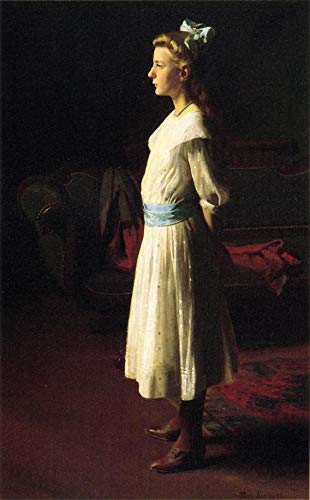 Peinture à l'huile célèbre Thomas Pollock Anshutz Portrait de Margaret Perot
