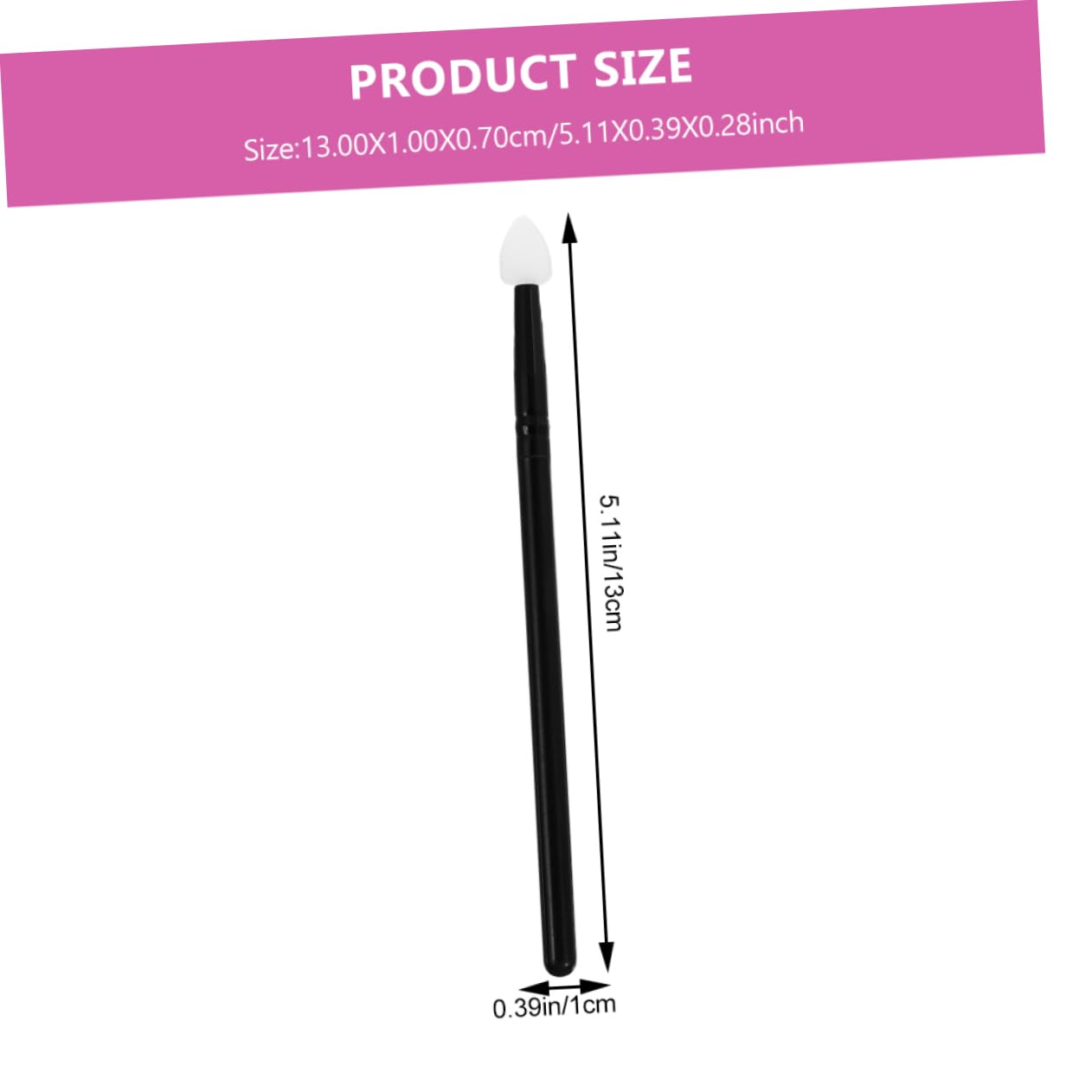 IWOWHERO Makeup Brushes Eyeshadow 3pcs Eye Shadow Brush Set Eye Shadow Applicator Sponge Applicator Makeup Kit