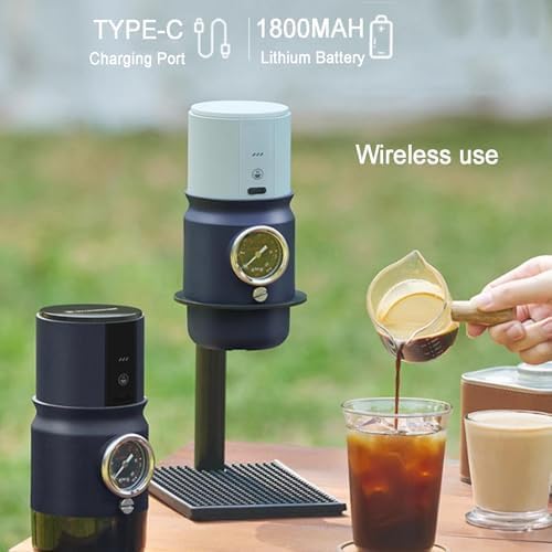 Cafetera Expreso Portátil con Batería y Tanque 70 mL miniatura 6