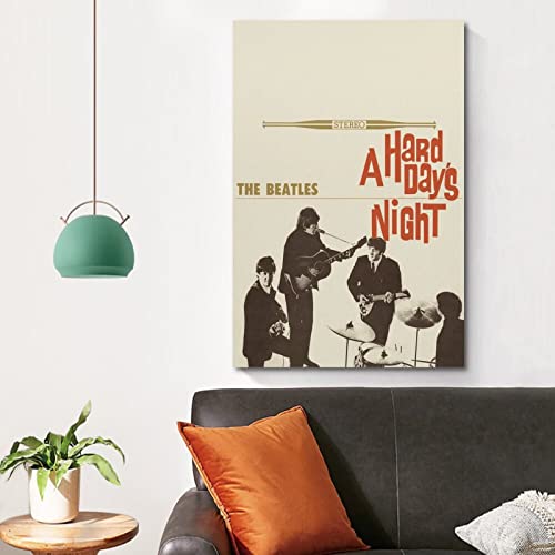 Poster décoratif sur toile pour chambre à coucher et chambre à coucher Motif The Beatles Star 60 x 90 cm - Les Beatles, Paul McCartney, John Lennon, RIngo Starr, George Harrison Poster décoratif sur toile pour chambre à coucher et chambre à coucher Motif The Beatles Star 60 x 90 cm – Image 5
