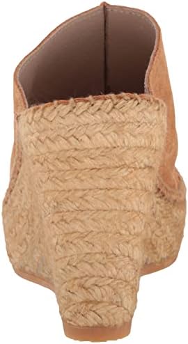 André Assous Women's Cici Wedge Sandal, Camel Suede, 5 | Image 2